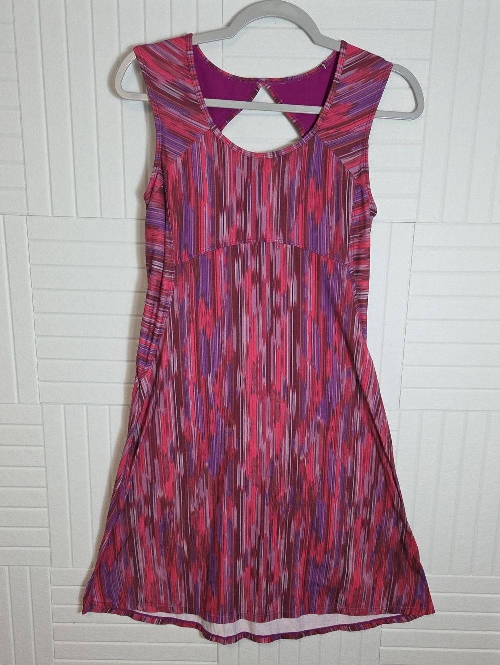 Prana Open Back Built In Shelf Bra Dress Size S